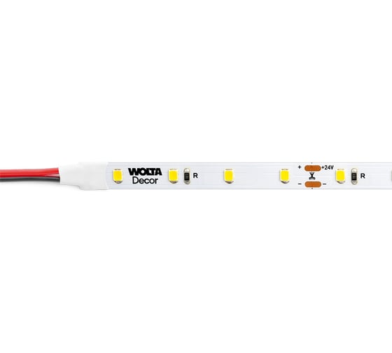 Светодиодная лента Wolta SMD2835 6Вт 6500К 24В IP20 60led/m WLS2835-6W/6500/24H60-01