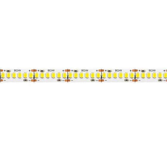 Светодиодная лента Wolta Decor SMD2835 24Вт 6500К Холодный белый свет 24В IP20 240led/m 10 мм, 5 м WLS2835-24W/6500/24H240-01