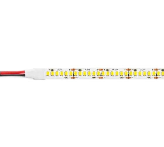 Светодиодная лента Wolta Decor SMD2835 24Вт 6500К Холодный белый свет 24В IP20 240led/m 10 мм, 5 м WLS2835-24W/6500/24H240-01