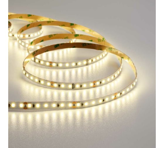 Светодиодная лента Wolta Decor для улицы и дома SMD2835 12Вт 3000К 24В IP65 120led/m WLS2835-12W/3000/24S120-01