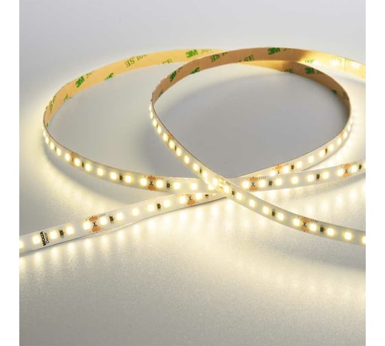 Светодиодная лента Wolta Decor для улицы и дома SMD2835 12Вт 3000К 24В IP65 120led/m WLS2835-12W/3000/24S120-01