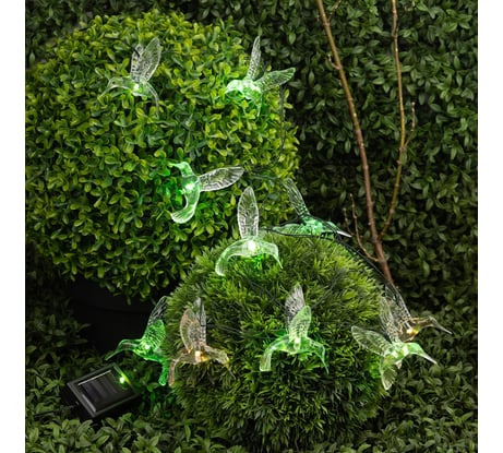 Садовая гирлянда ЭРА Колибри на солнечной батарее ERASF22-26 10 LED, 3.8 м Б0053366