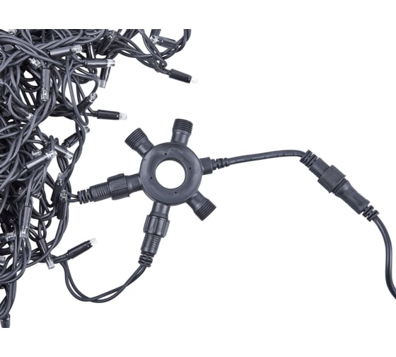 Соединительный коннектор для гирлянд Uniel UTC-F90 Y6 BLACK UL-00013230 1