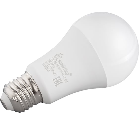 Умная лампочка SMARTBUY с Wi-Fi, Яндекс Алисой А60 9Вт цоколь Е27 SBL-A60-09-SMART-HOME-E27 1