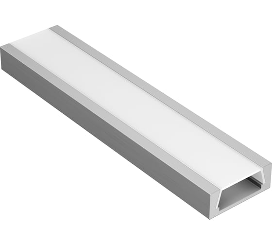 Алюминиевый профиль для светодиодной ленты накладной Geniled 2 метра 4шт белый 12131_ch_4 1