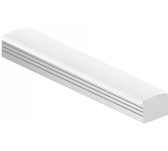 Комплект профиля для светодиодной ленты Geniled накладной/врезной глубокий 19x13x2000 с заглушками скобами и плоским рассеивателем (4шт) 12458_ch_4 1