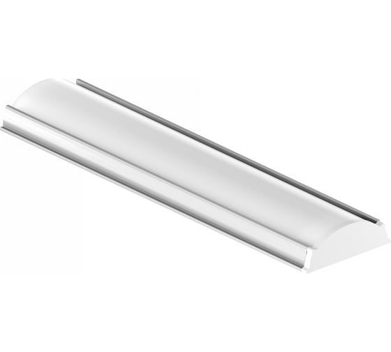 Комплект профиля для светодиодной ленты Geniled накладной гибкий 18x6x2000 с заглушками и полукруглым рассеивателем (5шт) 12171_ch_5 1