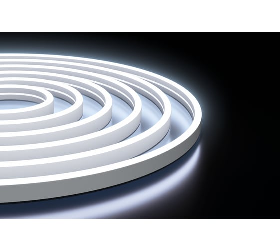 Светодиодный неон Apeyron 24В, 10Вт/м, 400Лм/м, 6500К smd 2835 120д/м, PCB 8мм, 6х12мм, 5м, IP65 / 1 17-302 1