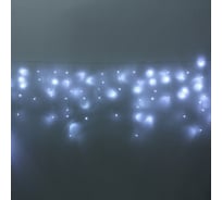 Гирлянда для улицы Серпантин БАХРОМА Мерцание ш3м* в0,4/0,6/0,8 см 124 ламп LED, прозр.пров, 1 реж, IP-54, Белый (возможность соединения) 725-503