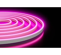 Светодиодный неон Apeyron 24В, 10Вт/м, розовый smd 2835 120д/м, PCB 8мм, 6х12мм, 5м, IP65 / 17-305