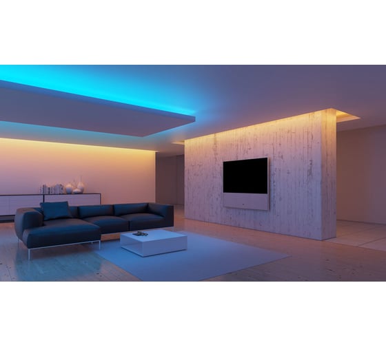 Яркая светодиодная многоцветная лента Wolta 14,4Вт/м, напряжение 24В, RGB, 60 диодов на метр, защита IP65, ширина подложки 10 мм, длина 5 м WLS5050-14,4W/RGB/24S60-01