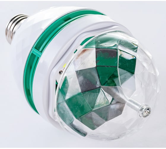 Светодиодная лампа Ergolux LED-A75DIS-3W-E27 DISCO 3Вт Е27 RGB 220-240В 14541