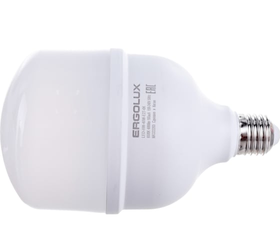 Светодиодная лампа Ergolux LED-HW-40W-E27-6K серия PRO 40Вт E27 6500К 150-260В 14328
