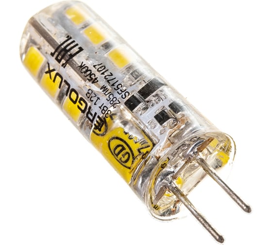 Светодиодная лампа Ergolux LED-JC-3W-G4-4K 3Вт G4 4500К 12В 14346
