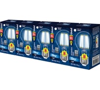 Светодиодная лампа Uniel 10W/NW/E27/CL PLS02WH Набор из 5штук LED-A60 UL-00008082