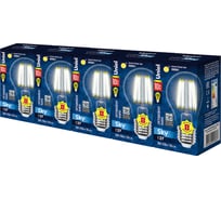 Светодиодная лампа Uniel 10W/WW/E27/CL PLS02WH Набор из 5штук LED-A60 UL-00008083