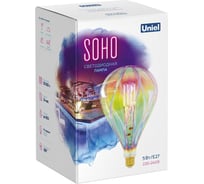 Светодиодная лампа Uniel 5W/SOHO/E27/CW RAINBOW GLS77RB LED-SF31 UL-00005917