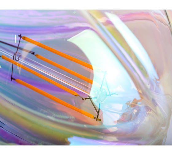 Светодиодная лампа Uniel 5W/SOHO/E27/CW RAINBOW GLS77RB LED-SF31 UL-00005917