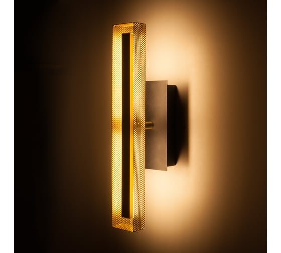 Настенный светильник Elektrostandard 40003 LED Lattice черный золото a057419