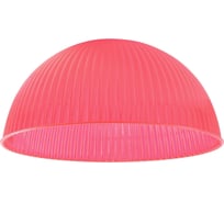 Пластиковый плафон Apeyron красный, под патрон Е27, O400х180мм / 16-33