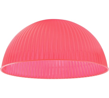 Пластиковый плафон Apeyron красный, под патрон Е27, O400х180мм / 16-33