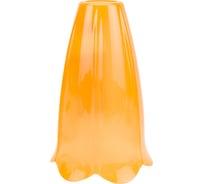 Пластиковый плафон Apeyron оранжевый, под патрон Е27, O140х220мм / 16-31