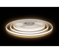 Светодиодная лента Apeyron Free Cut 24В, 10 Вт/м, 600 лм/м, 4000К, COB, 528д/м, IP67, 5м, подложка 8 00-408