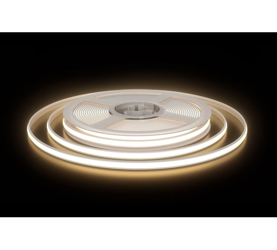 Светодиодная лента Apeyron Free Cut 24В, 10 Вт/м, 600 лм/м, 4000К, COB, 528д/м, IP67, 5м, подложка 8 00-408 1