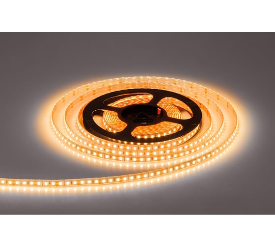 Светодиодная лента MAKSILED 5м, 12В, 9,6Вт/м, 120SMD(2835)/м, 3000K, ML-R120-2835-WW-LP-ST 1