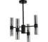 Люстра Schaffner Dolore 4380-8, цвет черный, 320 Вт Dolore 4380-8 BK 1