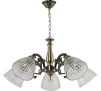 Люстра Schaffner Folla 4375-5, цвет бронзовый, 200 Вт Folla 4375-5 AB