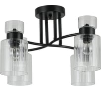 Люстра Schaffner Favorito 4565-4, цвет черный, 40 Вт Favorito 4565-4 BK