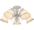 Люстра Schaffner Cuartel 4645-5, цвет белый/золото, 200 Вт Cuartel 4645-5 WH+GD 2