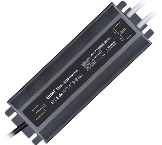 Блок питания Uniel 150A67 12V IP67 2 выхода UET-VAF UL-00007577