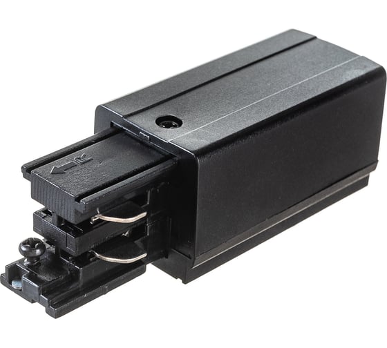 Ввод питания для шинопровода Uniel трехфазный BLACK 1 POLYBAG UBX-A01 9736