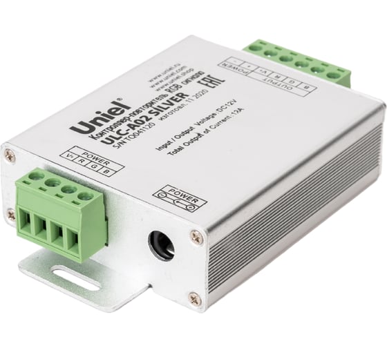 Контроллер-повторитель Uniel RGB-сигнала SILVER ULC-A02 UL-00008010