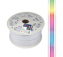 Светодиодная лента Uniel 5050-80LED/m-8mm-IP67-220V-10W/m-50M-RGB бобина ULS-N22 UL-00005581