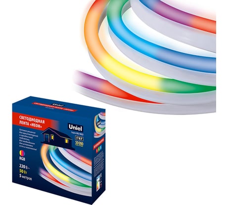 Светодиодная лента Uniel 5M/RGB/1.5M IP67 RRP50C01 ULS-N22 UL-00006687
