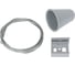 Набор для подвесного монтажа трехфазных шинопроводов Uniel SILVER 1 POLYBAG UFB-H41 9734 1