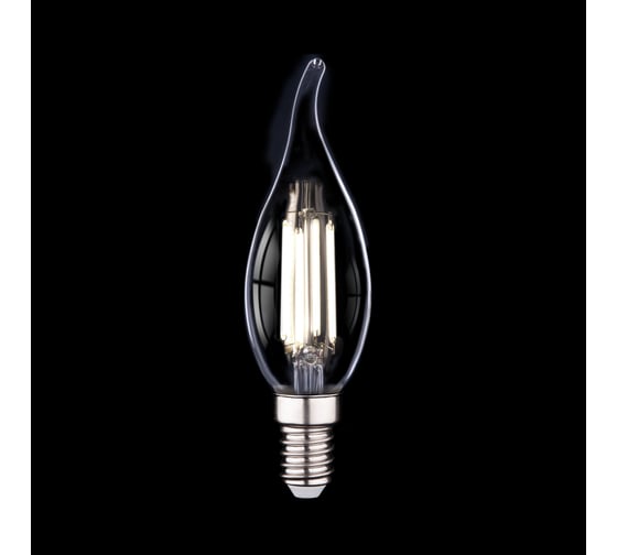 Светодиодная прозрачная лампа Elektrostandard BLE1441 Свеча на ветру 9W 6500K E14 CW35 a056252