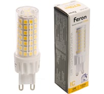 Лампа светодиодная диммируемая FERON 10W 230V G9 2700K JCD, LB-438 51741