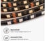 Комплект цифровой светодиодной ленты Apeyron 12В, 14,4Вт/м, smd5050, 60д/м, IP65, подложка 10мм/черная, 2м, rgb 86ЦЛ 10
