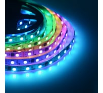 Комплект цифровой светодиодной ленты Apeyron 12В, 14,4Вт/м, smd5050, 60д/м, IP20, подложка 10мм/белая, 5м, rgb 82ЦЛ