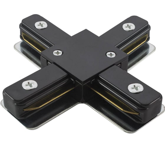 Х-образный коннектор для шинопровода TDM TLC-01-BL-X, черный, SQ0369-0326