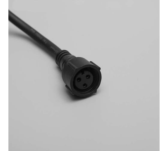 Шнур питания для гирлянд Luazon УМС, 220V, МУЛЬТИRGRB, МУЛЬТИRGB, БЕЛО-СИНИЙ, Н.Т. 3W 1080043