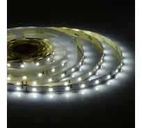 Светодиодная лента Apeyron 24В, 8Вт/м, smd2835, 60д/м, IP20, 800Лм/м, подложка 10мм, 5м, холодный белый 00-371