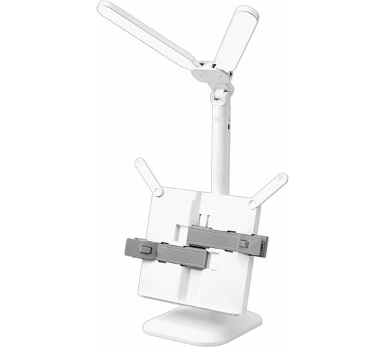 Настольная лампа светильник беспроводная SONNEN PT-202,подставка д/книг,USB,LED 5Вт,3 режима, 238780 1