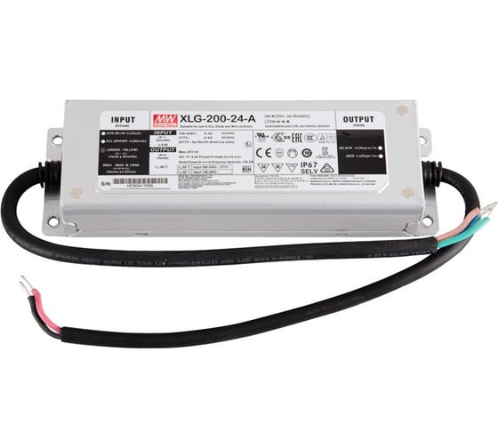LED-драйвер Mean Well XLG-200-24-A AC-DC 192Вт Т03403278