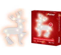 Настольный декоративный светильник Ritter 2хАА, теплый свет, 255х182х30мм 29277 7