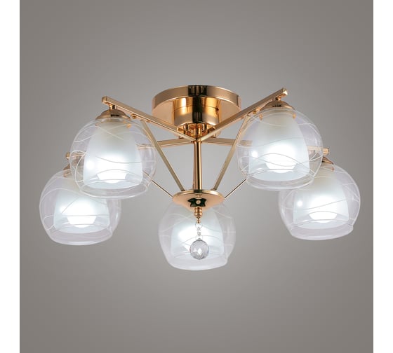 Люстра Ritter Modern 177/5 5хE27, золото 52524 0